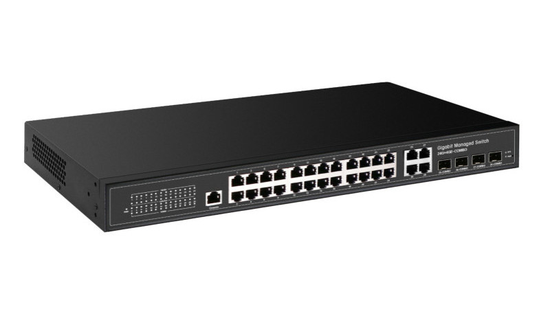 802.3ad Link Aggregation Control Protocol (LACP) 4.1M buffer 512Mhz CPU 24-port 10 100 1000mbps layer 2 full managed switches