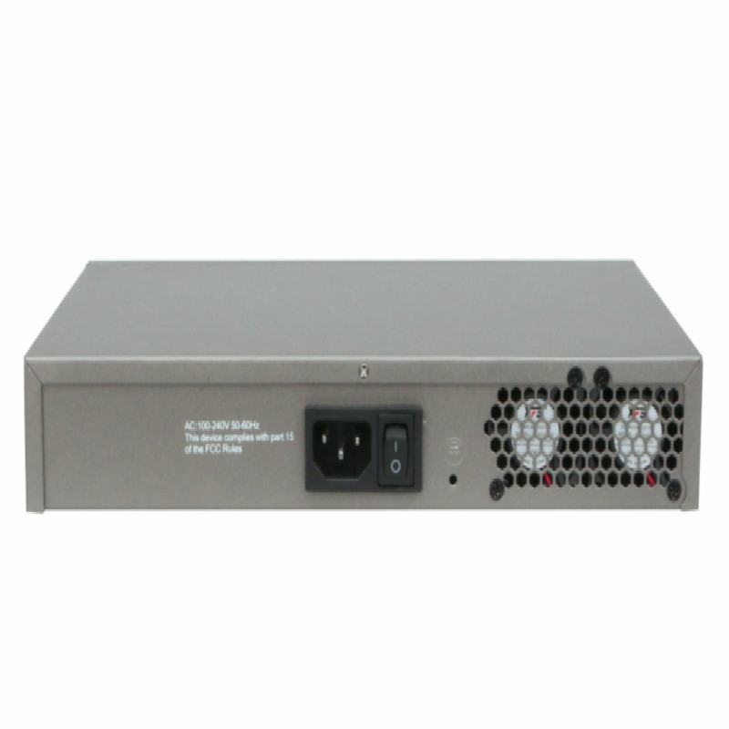 with 2 gigabit rj45 uplink 300w high power 16 port poe switch 24v for unifi video camera G3 dome