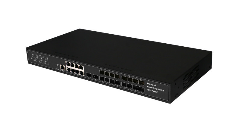 Top quality high speed 18SFP 8GE Fiber Managed Switch Ethernet Gigabit Optic Switch Manageable Vlan SFP Switch