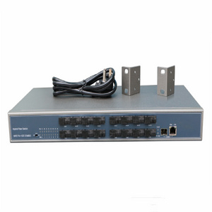 with 2 port 1000mbps rj45 2 gigabit combo rj45/sfp rack mount fc sc 16 port fiber switch