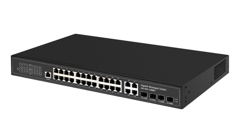 802.3ad Link Aggregation Control Protocol (LACP) 4.1M buffer 512Mhz CPU 24-port 10 100 1000mbps layer 2 full managed switches