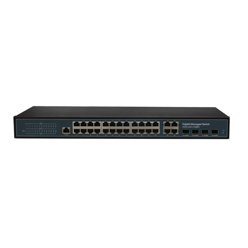 802.3ad Link Aggregation Control Protocol (LACP) 4.1M buffer 512Mhz CPU 24-port 10 100 1000mbps layer 2 full managed switches