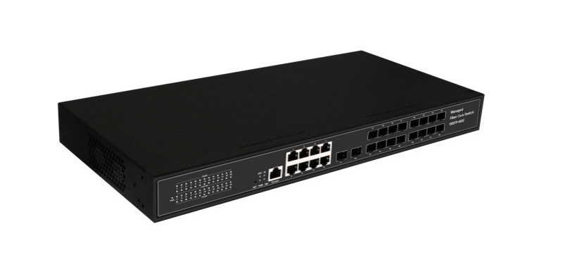 Top quality high speed 18SFP 8GE Fiber Managed Switch Ethernet Gigabit Optic Switch Manageable Vlan SFP Switch