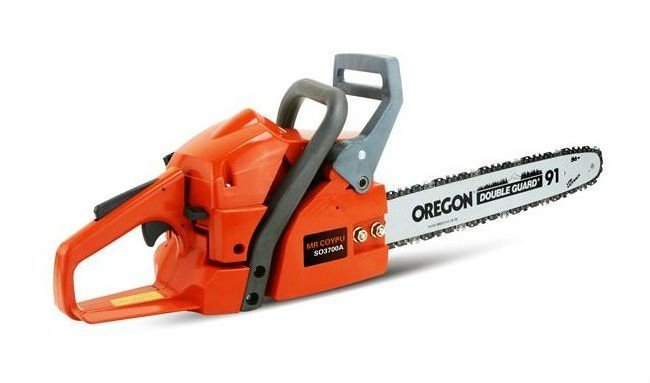 Gasoline reinforced concrete stone cutting chainsaw