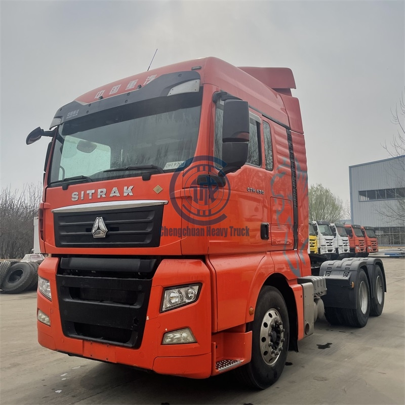 Sitrak 6x4 tractor truck howo  price excellent condition euro 6 CNG LNG tow truck used heavy  truck head Sinotruck