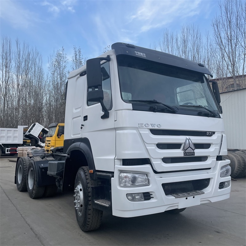 Used SINOTRUK HOWO A6 6x4 Used Tractor10 Tires RHD High Level 375HP Good Condition Fairly Factory 2019 90%