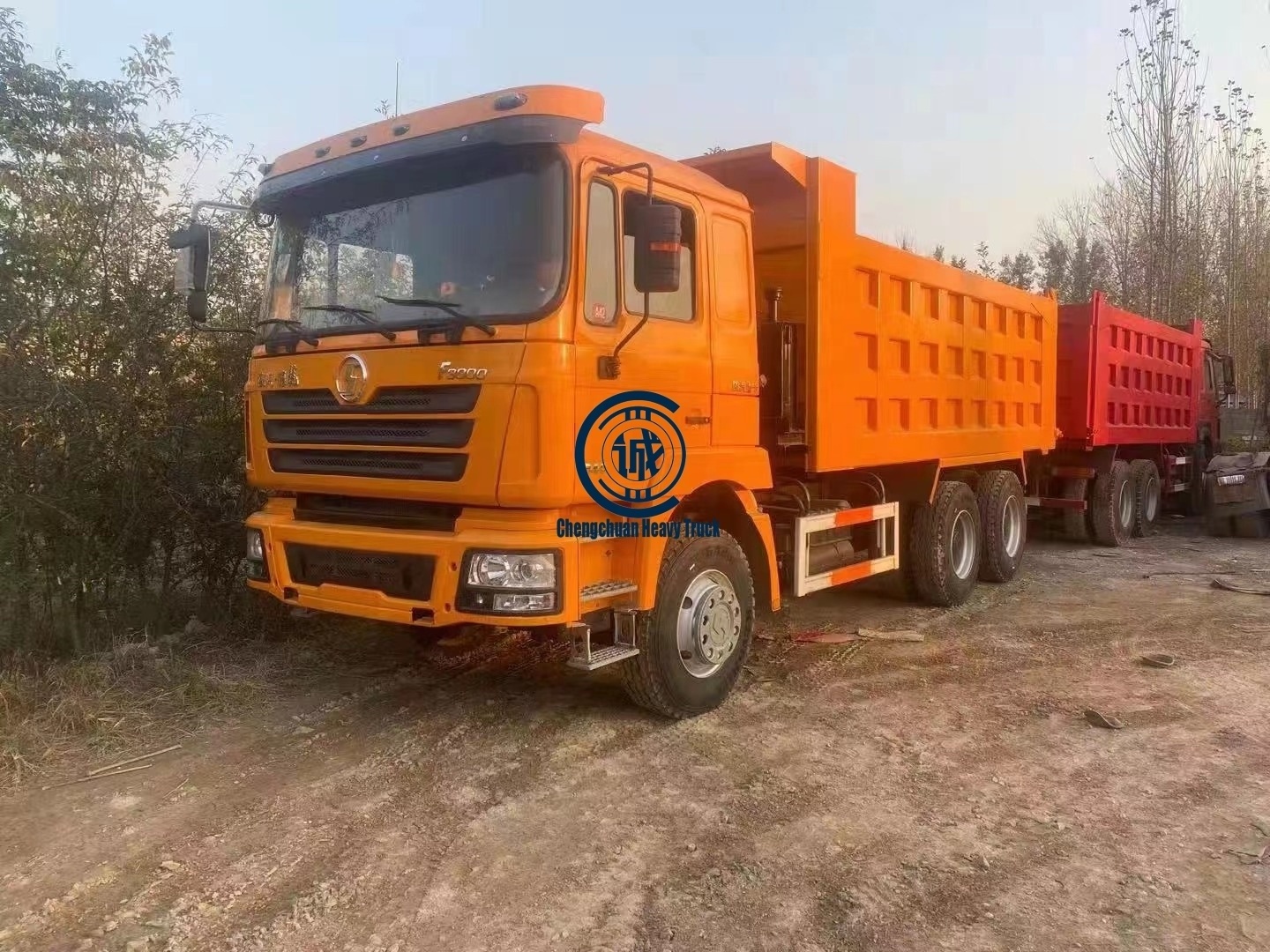 10 Tires Dump Truck F3000 Weichai Engine SHACMAN  Used TipperTruck 6x4 371hp 50 Ton X3000 Good Condition