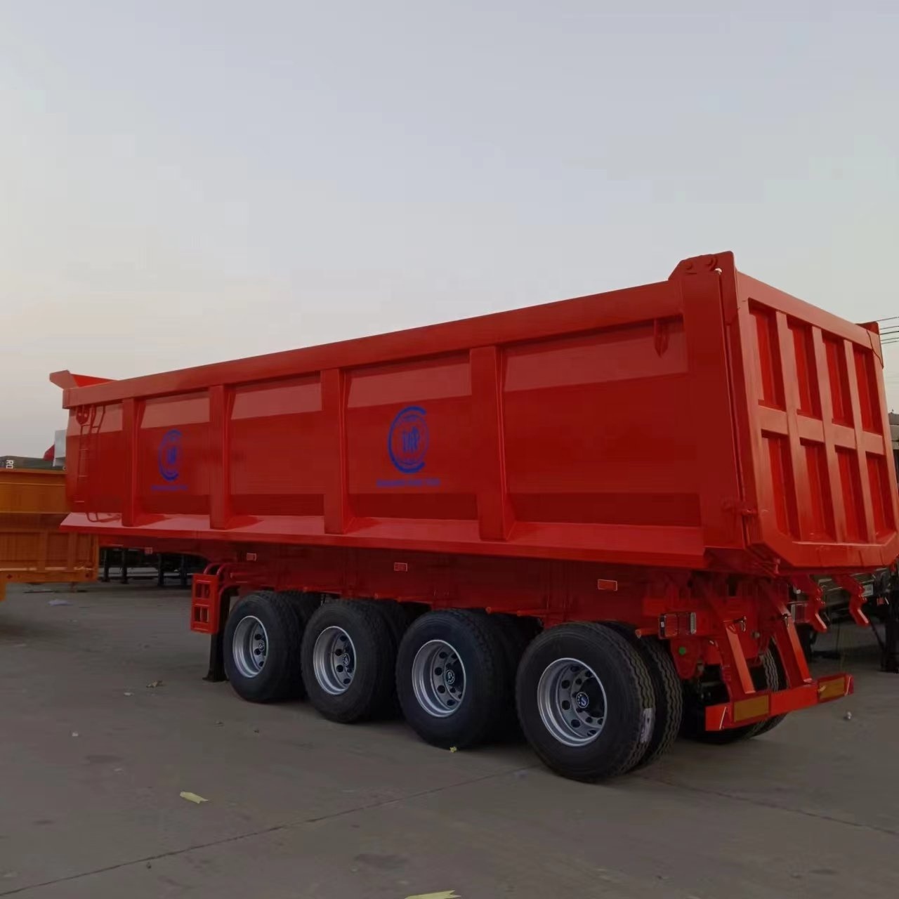 Brand New Dump Trailer Used Container 30 tons 40 tons  Four  Axle Trailer Dump Semi Trailer