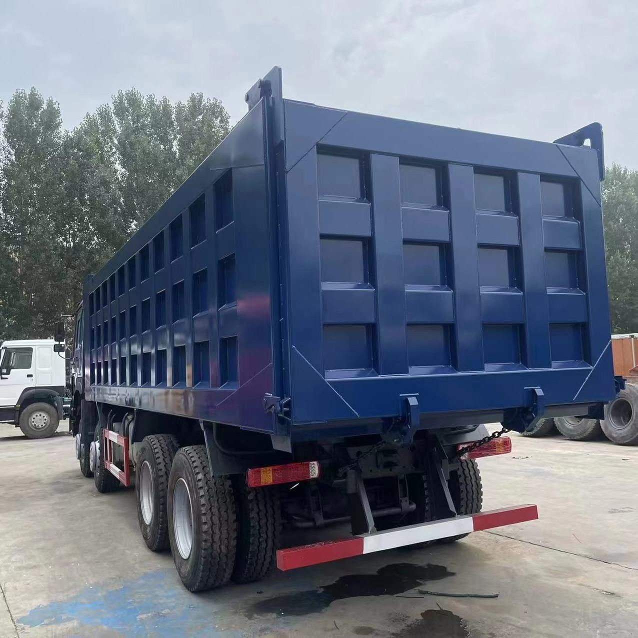 Chinese Truck Head Sino HOWO Used New Tracked Vehicle 371hp 8x4 12 Wheeler Transportation Dump Truck for sale