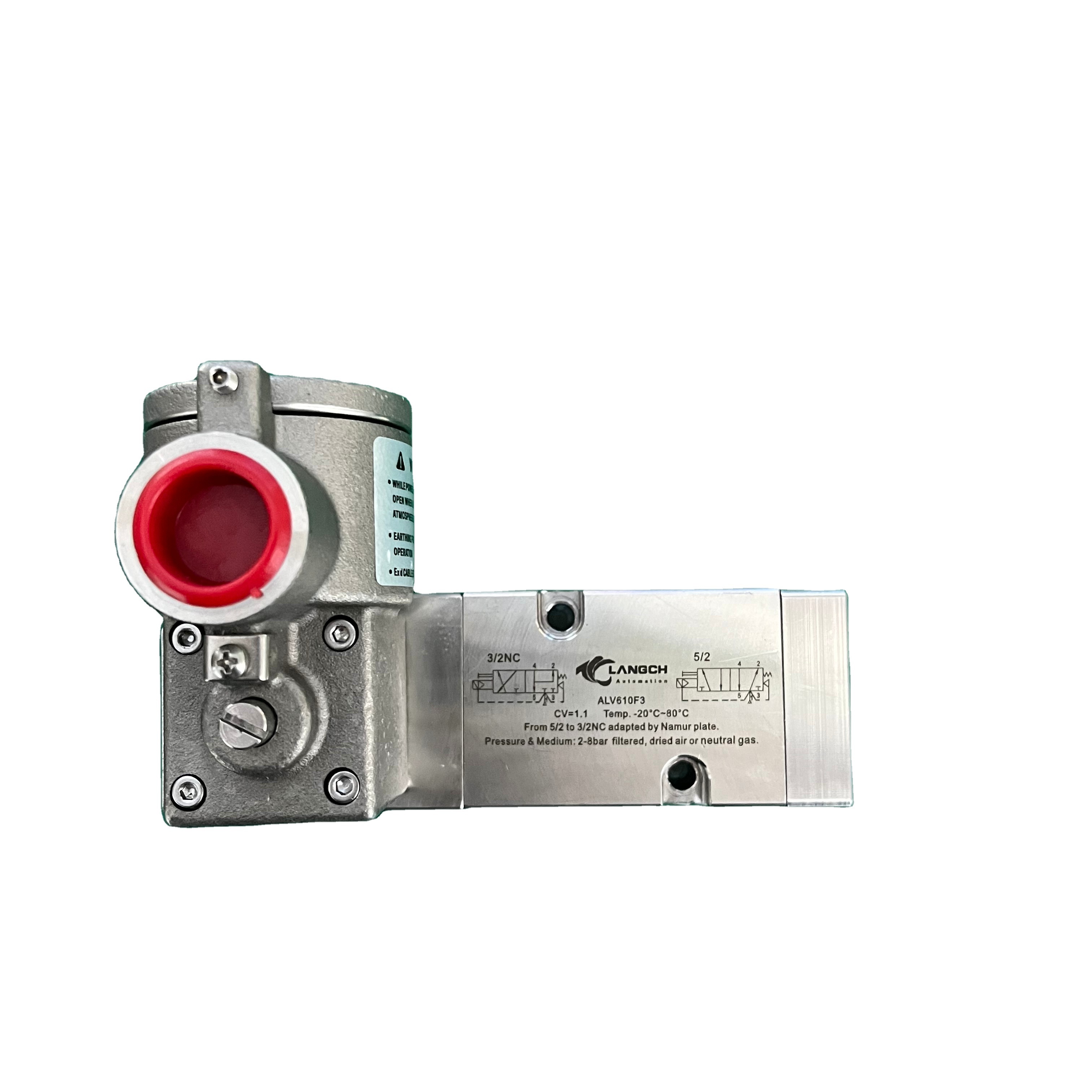 High Quality 3/2NC  5/2 Way  ALV610F3 Explosion-proof Anti-corrosion    Pneumatic  valve solenoid valve