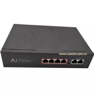 OEM 4 Port Full Gigabit POE Switch with 1*RJ45 1000M uplink passive poe switch