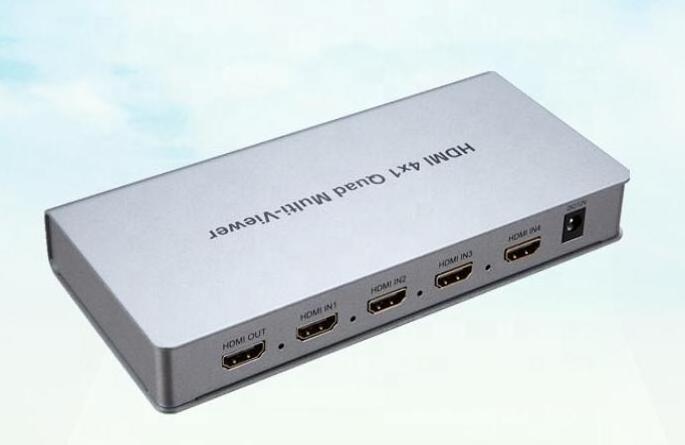 Video hdmi 4x1 quad screen multiviewer seamless switcher from SFX 4k 4x1 hdmi switch