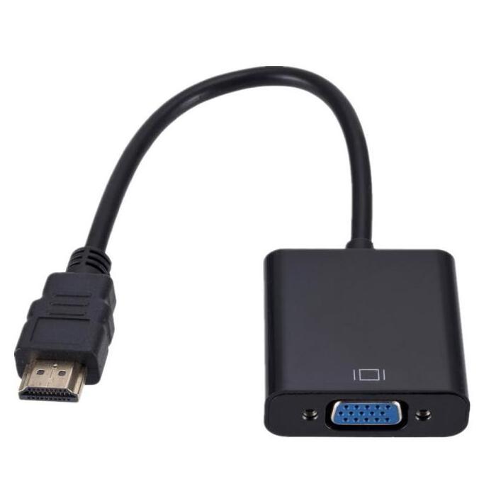 HDMI to VGA with audio video Cable Converter Digital Analog HD 1080P For PC Laptop Tablet HDMI Male To VGA Famale Adapter