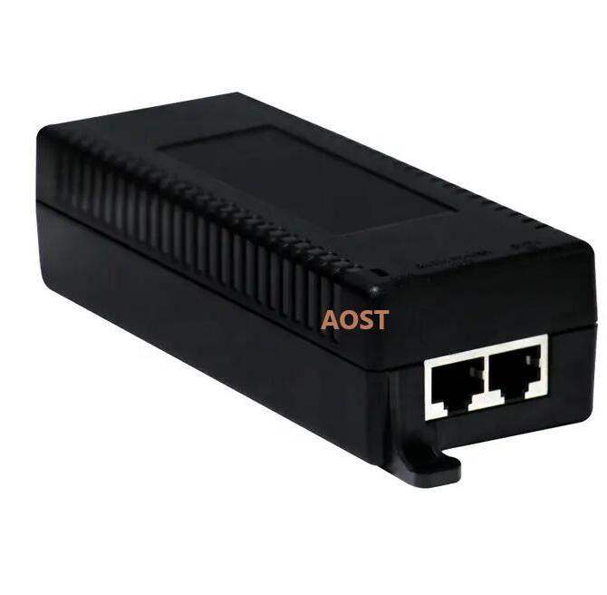 1000Mbps Gigabit PoE Injector DC52V 30W Output IEEE 802.3af at Power Over Ethernet Lighting Protect PoE Adapter for wireless AP