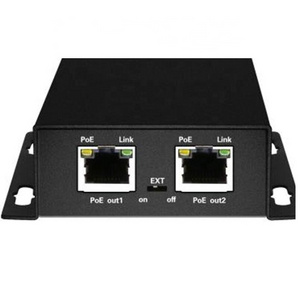 Aost Manufacture Newest  150Meter 1In 2 Out Gigabit POE Extender Injector POE switch