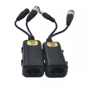 HD 8MP Passive Power Video Balun Audio to RJ45 Connector Converter Supply Passive Transceiver For CCTV Camera System