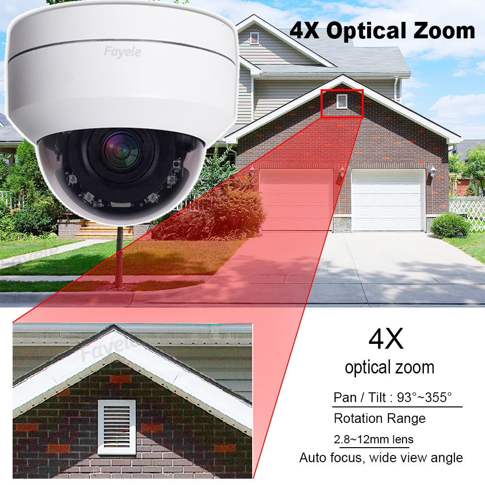 1080P CCTV Camera AHD 2MP CVI TVI CVBS 4in1 Wired analog PTZ camera 4X optical zoom Metal Dome Mini PTZ camera UTC RS485