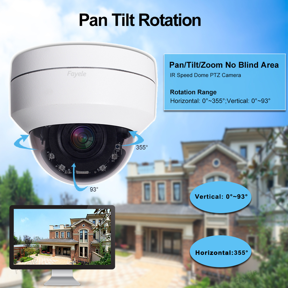 1080P CCTV Camera AHD 2MP CVI TVI CVBS 4in1 Wired analog PTZ camera 4X optical zoom Metal Dome Mini PTZ camera UTC RS485