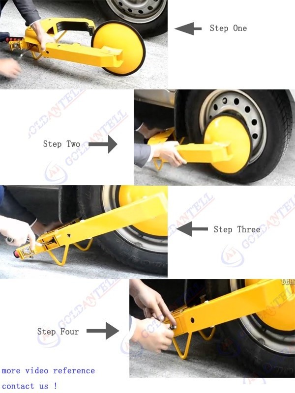 wheel clamp for car / car anti-theft lock tire wheel lock / wheel clamp lock