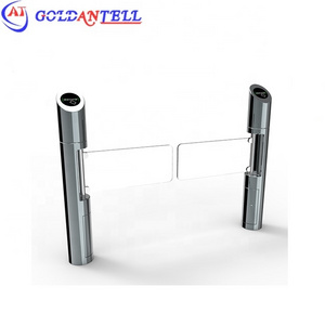 Luxury&elegant style RFID/QR code and attendance management intelligent swing barrier gate