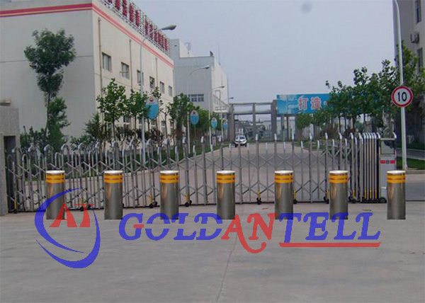 PAS68 Hydraulic Automatic Retractable Ground Folding Door Barricade Rising Bollard