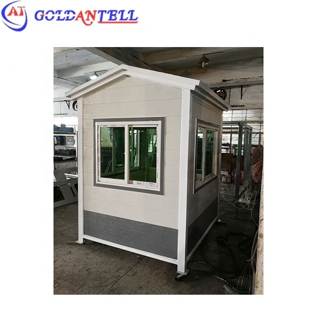 OEM size Portable Temporary Kiosk Security Cabin Guard House shack outdoor kiosk