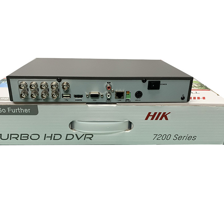 Hik OEM Vision Turbo HD  8 CH DVR DS-7208HQHI-K1 H.265+ 1080P 8 Channel CCTV DVR