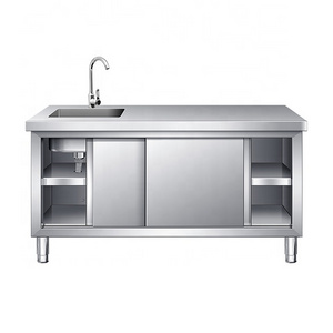 Modern kitchen cabinets stainless steel kitchen sink cupboard