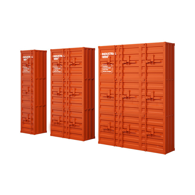 Heavy duty metal locker storage wardrobe cabinet