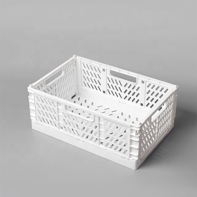 Collapsible shipping crates turnover basket plastic fold crate