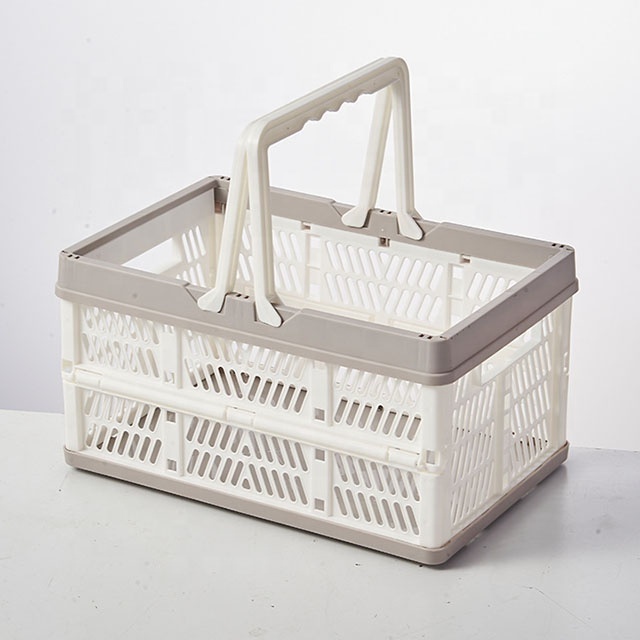 Collapsible shipping crates turnover basket plastic fold crate