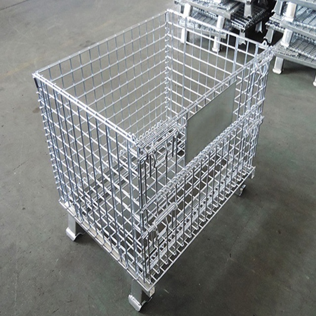 Warehouse storage cage forklift safety cage large metal container