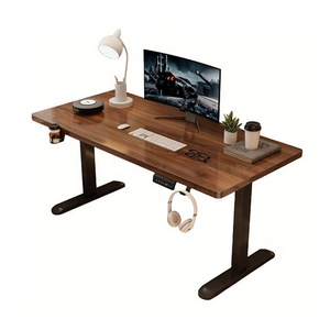 Home office dual motor electric adjustable standing gaming desk