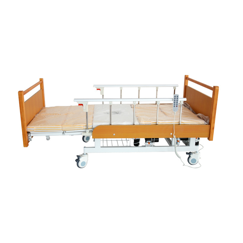 Full Curve 7-Function Electric Home Care Bed Wooden Design for Hospital Use