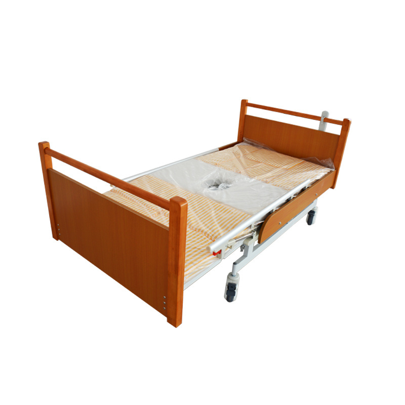 Full Curve 7-Function Electric Home Care Bed Wooden Design for Hospital Use