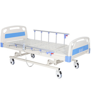 Adjustable hospital bed 2 Crank Manual Hospital Bed portable manual medical bed factory  price