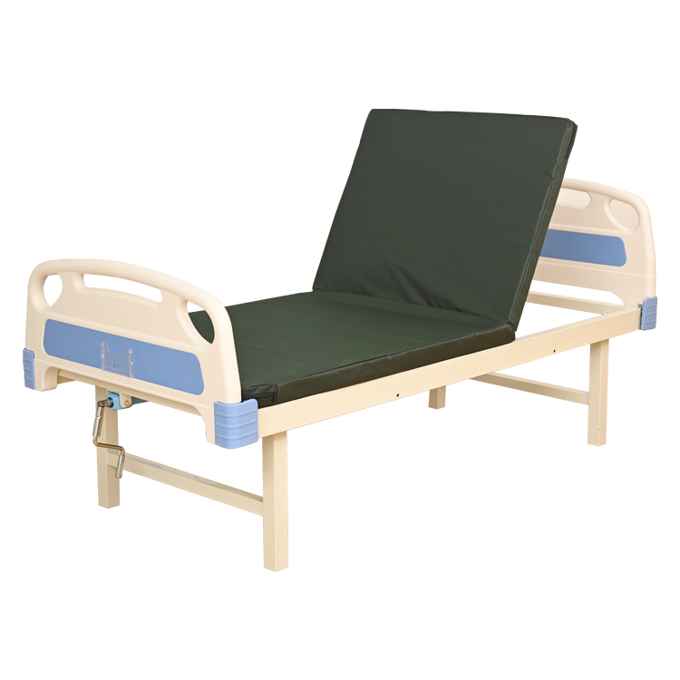 Stainless Steel Back Rest Hospital Bed with Air Mattress Removable ABS Head Board for Clinic Patient Use Cheap Price