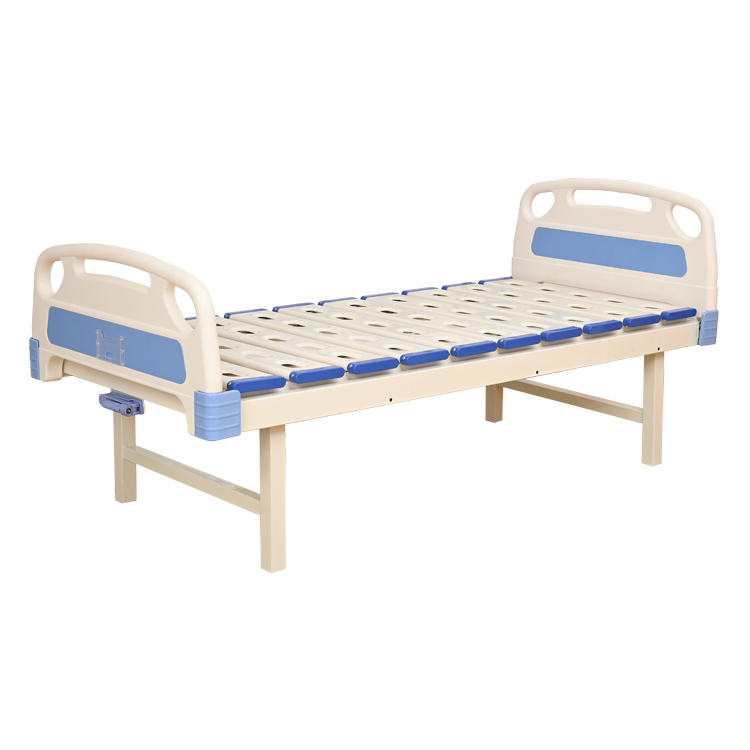 Stainless Steel Back Rest Hospital Bed with Air Mattress Removable ABS Head Board for Clinic Patient Use Cheap Price