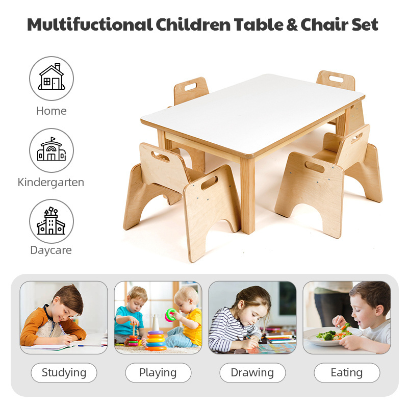 Daycare Furniture Set Baby Nursery School Decoration Chairs And Tables Children Daycare Furniture Wholesale