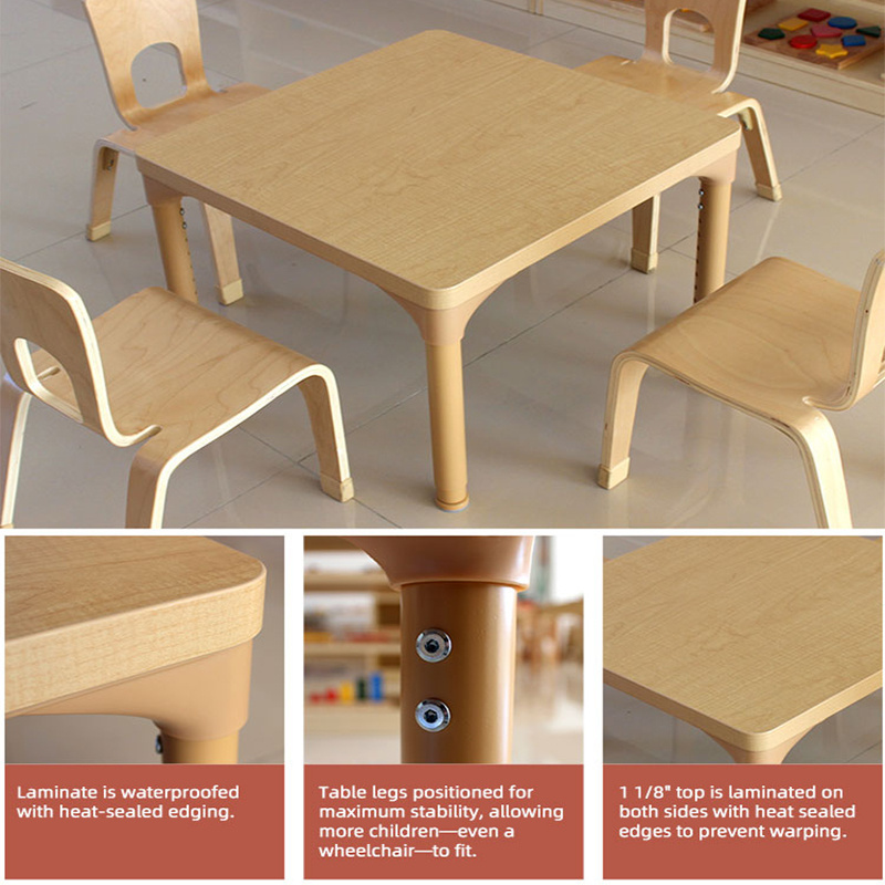 WestShoreDaycare Furniture Clearance School Age For Montessori Children Nursery Preschool Furniture Classroom Chair And Desk Set