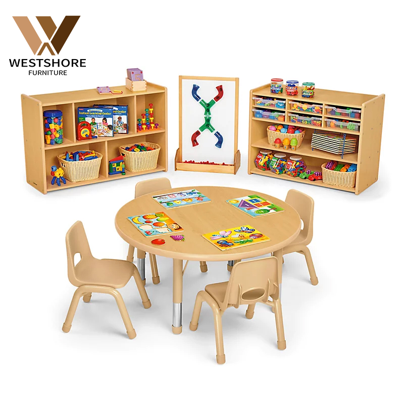 WestShoreDaycare Furniture Clearance School Age For Montessori Children Nursery Preschool Furniture Classroom Chair And Desk Set