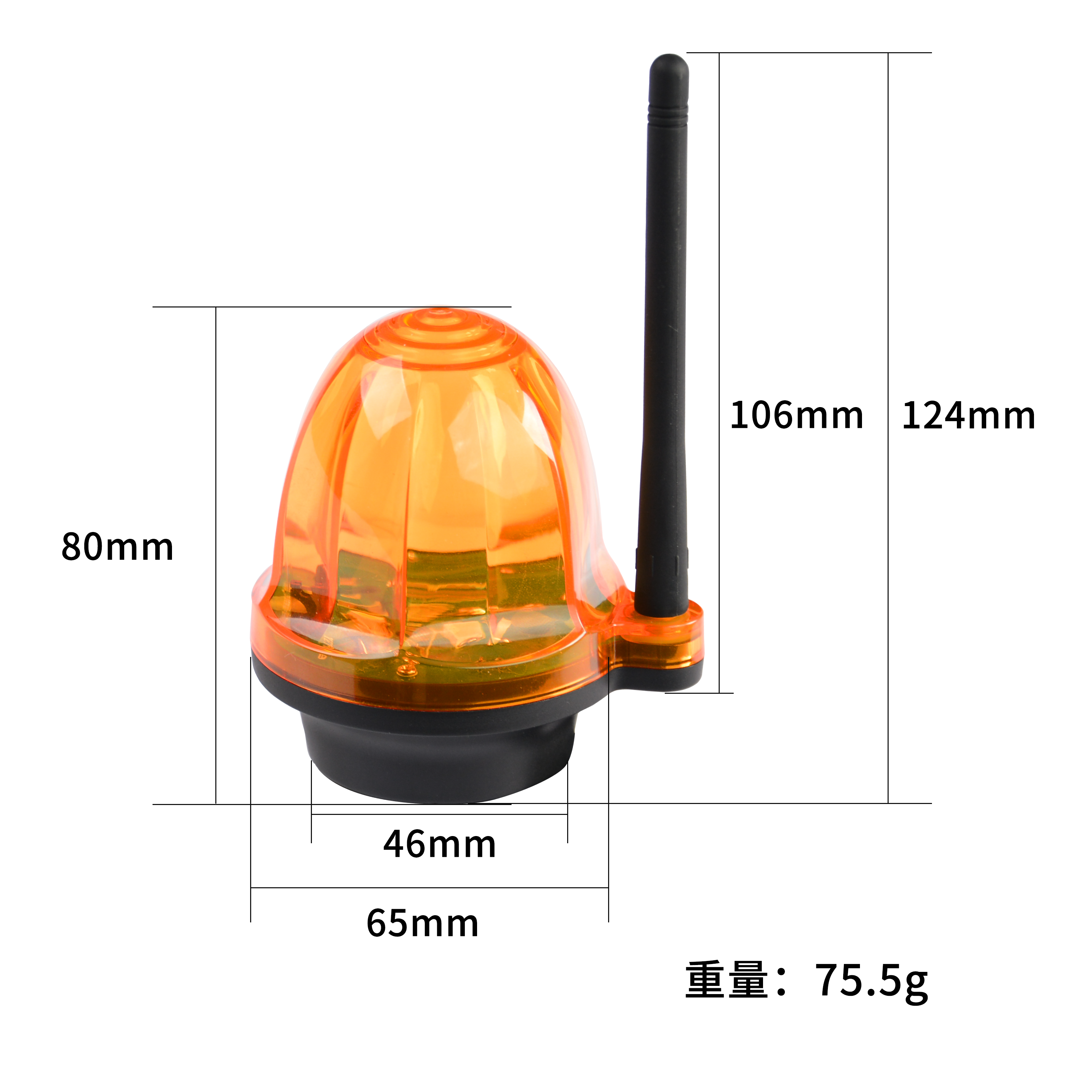 YET6139 Waterproof 12V 110v 220V Warning Light Signal Flash Alarm Lamp  for Automatic Sliding Swing Gate Opener