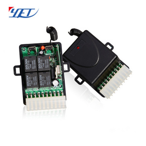 433Mhz Universal Wireless Remote Control Switch DC 12V 4CH relay Receiver Module With 4ch RF Remote 433 Mhz Transmitter