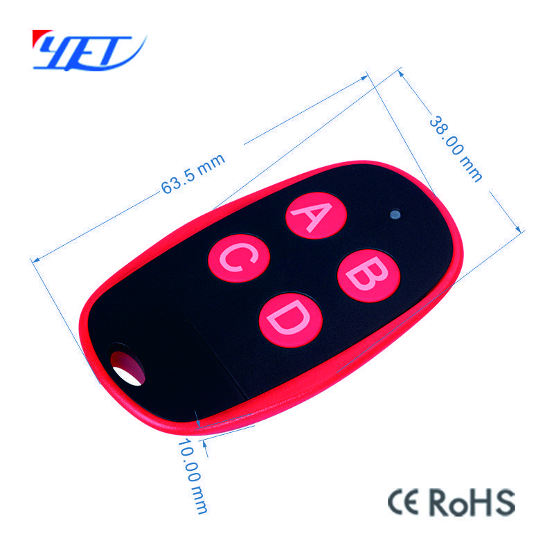 YET2114 new product 2-in-1 stronger function universal remote control door duplicator for fixed code and rolling code switches