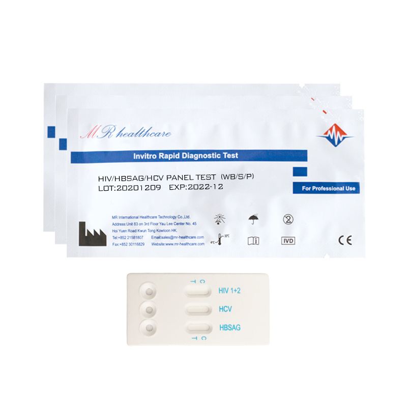 Medical diagnostic Rapid Test HIV HCV HBsAg Test strip test kit