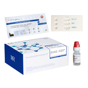 Blood Infectious disease screening test 4 in 1 combo test kit of HBsAg HIV HCV Syphilis rapid test