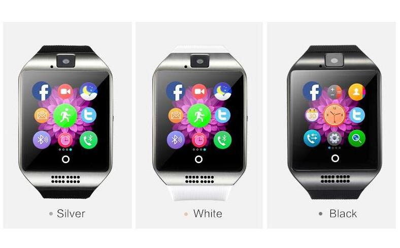 China Factory Price Q18 touch screen smart watch, android smartwatch phone with camera High Quality Smart Bracelet Wrist Band