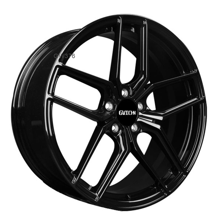 18 inch 19 inch black 5 hole universal aluminum alloy wheels rim for sale car wheels