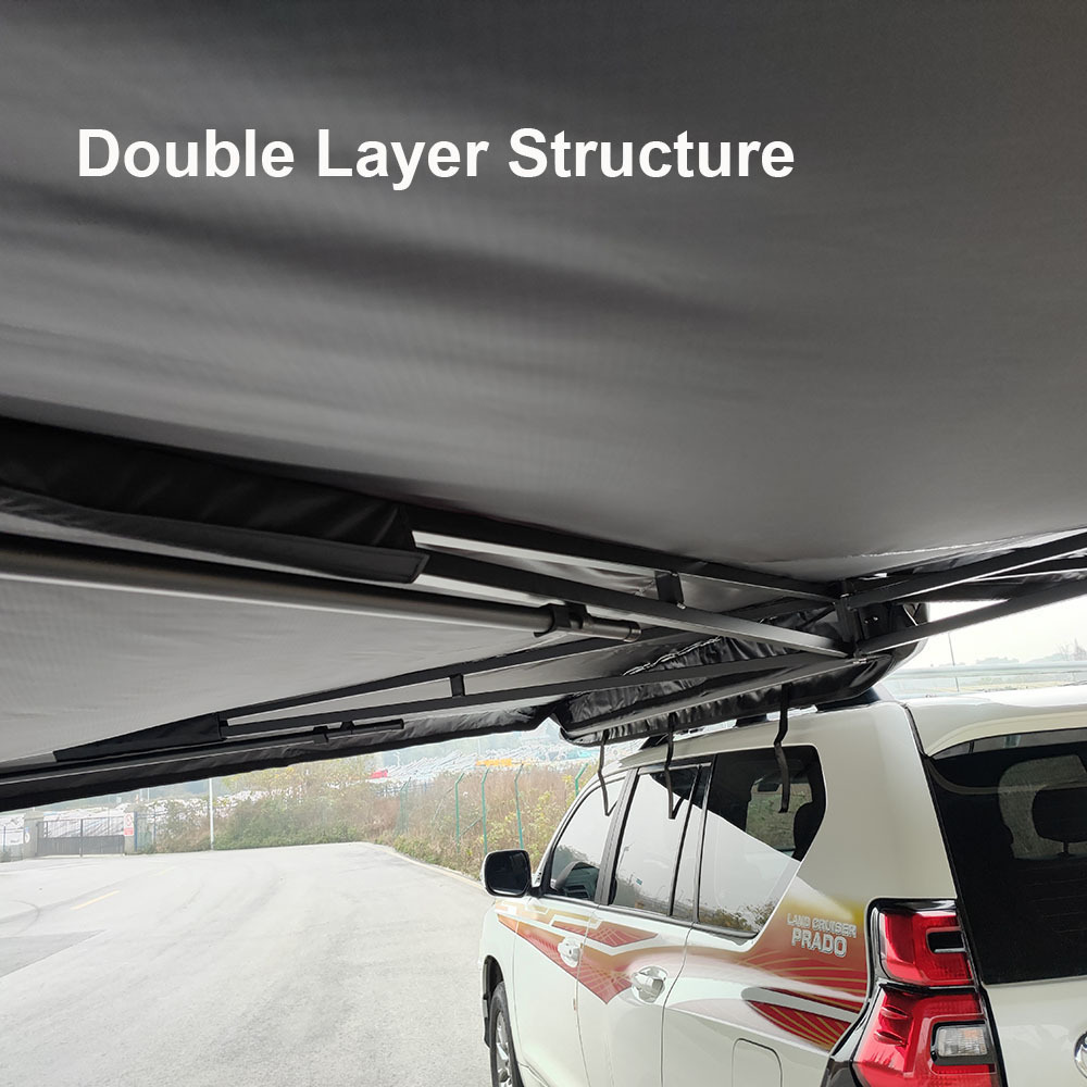 Wholesale 270 Awning Foldable Car Canopy Car Camping Tent Outdoor Side Portable Car Shade Canopy