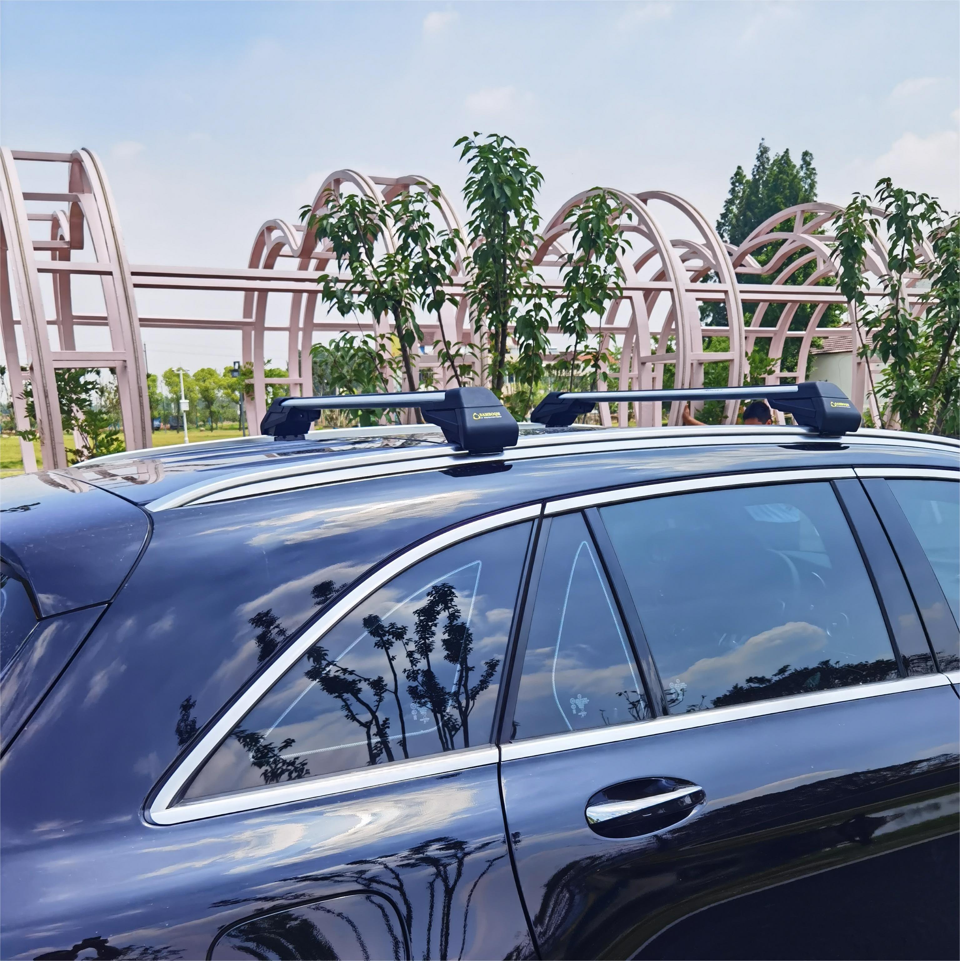 BIENTE 2023 New Arrival Design Audi Q5 Q7 Adjustable Anti-Theft Roof Racks Aluminum Crossbar Car Roof Rack